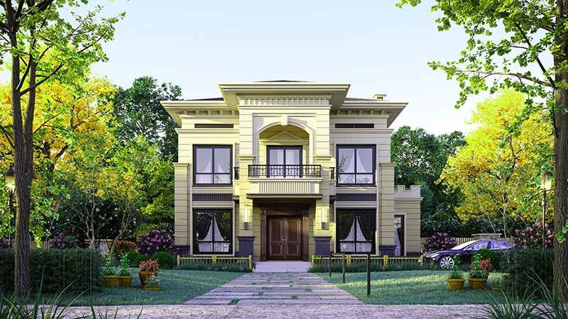 五通桥中式合院住宅，开放庭院与邻里乡亲更亲近